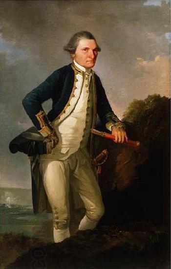 John Webber Captain Cook oil painting picture